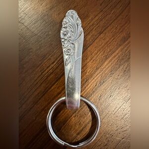 Evening Star Silverware Keychain